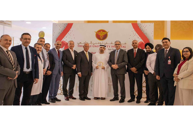 المعهد الوطني للتخصّصات الصحية يمنح شهادة الاعتماد المؤسسي لمجمع مستشفيات ثومبي الجامعية بعجمان