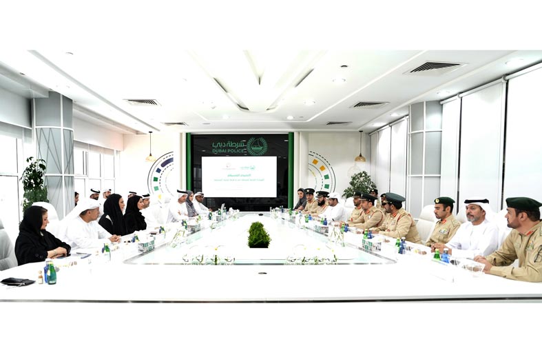 شرطة دبي وهيئة تنمية المجتمع يُناقشان مجالات العمل المتعلقة بالمبادرات المشتركة