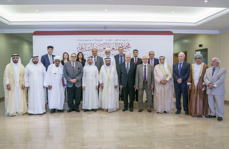 سلطان القاسمي يطلق 19 مجلداً جديداً من المعجم التاريخي للغة العربية 