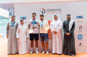 سعيد بن مكتوم يرحب بالمشاركين في بطولة ند الشبا الدولية للبادل