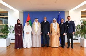 صقر غباش يلتقي رئيس كتلة «الوطنيين من أجل أوروبا» في البرلمان الأوروبي