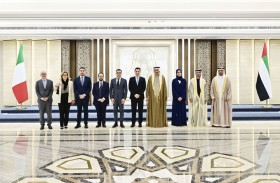 صقر غباش يستقبل رئيس اللجنة البرلمانية المعنية بالمناخ والبيئة في البرلمان الإيطالي