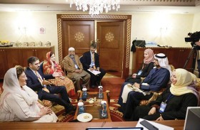 وفد الشعبة البرلمانية الإماراتية يبحث مع مجلس الشيوخ الباكستاني سبل تعزيز العلاقات البرلمانية 