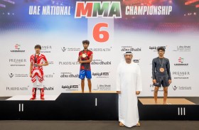 ختام ناجح لبطولة الإمارات الوطنية السادسة للفنون القتالية المختلطة
