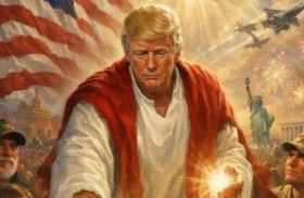 صورة ترامب بهيئة المسيح تشعل عاصفة جدل في أمريكا