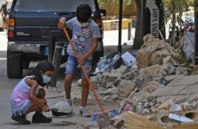 أطفال يعانون نفسياً بسبب انفجار مرفأ بيروت 