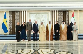 علي النعيمي يستقبل نائب وزير الخارجية بمملكة السويد