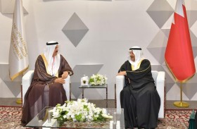 صقر غباش يلتقي رئيس مجلس الشورى البحريني على هامش اجتماعات الاتحاد البرلماني الدولي 