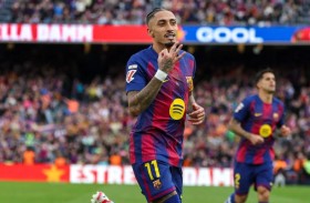 برشلونة يتمسّك بفارق النقاط الأربع مع ريال بفضل رافينيا