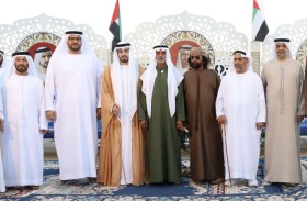 نهيان بن مبارك يحضر أفراح الحفيتي و الهنداسي في رأس الخيمة