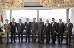 رئيس الدولة يلتقي وفدي الشركات الكبرى وريادة الأعمال الكورية