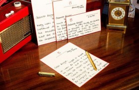 3 رسائل بخط يد الأميرة ديانا للبيع