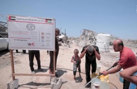 عملية الفارس الشهم 3 تواصل جهودها الإنسانية لإصلاح خطوط المياه في خانيونس