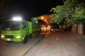بلدية مدينة دبا الحصن تكمل مشروع التعقيم الوطني
