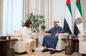 رئيس الدولة يبحث مع رئيسة الجمعية الوطنية في أذربيجان العلاقات الثنائية وسبل تنميتها 
