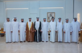 حمدان بن محمد يحضر أفراح الرميثي