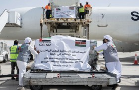 الإمارات ترسل 30 طنا من المساعدات الغذائية إلى كينيا