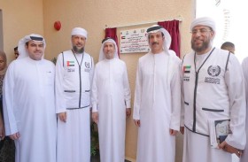 محمد النعيمي يدشن مدرسة الشيخ حميد بن راشد النعيمي في الأردن