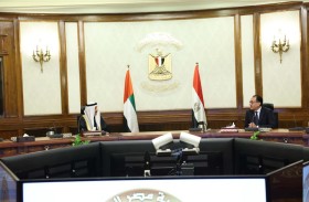 رئيس الوزراء المصري يستقبل صقر غباش ويؤكد على العلاقات التاريخية والاستراتيجية بين البلدين