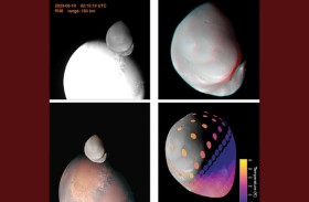 (مسبار الأمل) يكشف صوراً وبيانات جديدة لأول مرة عن قمر (ديموس)