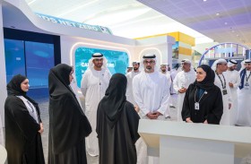 خالد بن محمد بن زايد يزور معرض «أديبك 2023» ويتفقد عددا من أجنحته