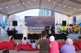 بلدية مدينة أبوظبي توعي أفراد المجتمع بمتطلبات السلامة على الشواطئ