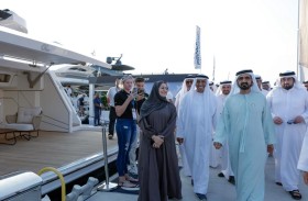 محمد بن راشد يزور معرض دبي العالمي للقوارب 2023