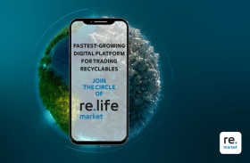 منصة ري.لايف ماركت تتداول مواد مُعاد تدويرها بأكثر من 100 مليون درهم في 2022 