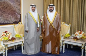 محمد الشرقي يستقبل القنصل العام لدولة الكويت بمناسبة انتهاء مهام عمله