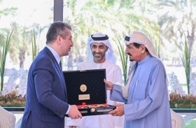 حاكم عجمان يستقبل رئيس حكومة إقليم كردستان العراق