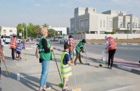 شرطة دبي والبلدية تنظمان مبادرة ساعة مع مهندس النظافة المجتمعية