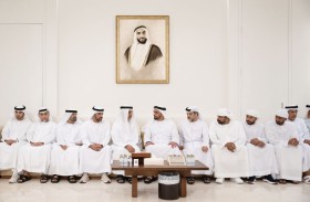 سيف بن زايد يقدم واجب العزاء في شهيد الوطن والواجب النقيب سعيد البلوشي