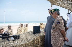 رئيس الدولة وملك ماليزيا يشهدان اختتام التمرين العسكري الإماراتي - الماليزي المشترك «نمر الصحراء 6» 