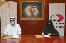 محاكم دبي توقع اتفاقية تعاون مع «مركز اليلايس لإنجاز المعاملات الحكومية»