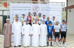 «المطيوعي» بطلًا لسباق الدولة لدراجات الطريق في العين