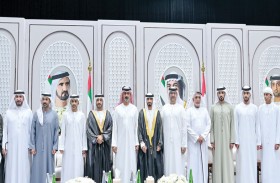 عمار بن حميد يحضر أفراح الفلاسي والشامسي في عجمان