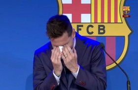  مؤتمر الوداع .. ميسي : ديون برشلونة حالت دون استمراري مع الفريق .. وباريس سان جيرمان وجهة محتملة