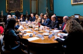 ريم الهاشمي تلتقي وزير خارجية الأوروغواي
