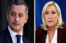 لوبن تنتقد وزير الداخلية الفرنسي