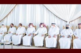 ولي عهد عجمان يعزي في وفاة زوجة عبد الرحمن أميري