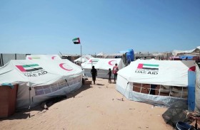 الإمارات تُلبي مناشدات عائلات فلسطينية توفير خيام إيواء و مساعدات إغاثية لها في خانيونس