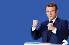  ماكرون يتقدم على لوبان في استطلاعات الرأي