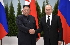 الزعيم الكوري الشمالي يشيد بالعلاقات مع روسيا 