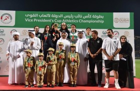 ناشئات ألعاب القوى بنادي الإمارات يحققن المركز الأول وذهب بطولة نائب رئيس الدولة