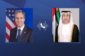 عبدالله بن زايد وبلينكن يبحثان هاتفيا التطورات الإقليمية وعددا من الموضوعات ذات الاهتمام المشترك
