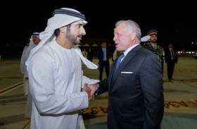 ملك الأردن يصل الدولة للمشاركة في أعمال cop28 وحمدان بن محمد في مقدمة مستقبليه