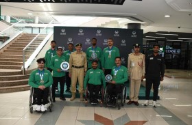 المري يكرم فريق شرطة دبي لسلة الكراسي المُتحركة المشارك في «دورة ند الشبا الرياضية»
