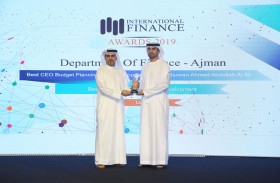 مدير عام مالية عجمان يحصد جائزة عالمية كأفضل رئيس تنفيذي