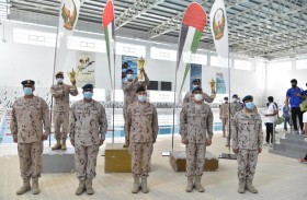 قيادة القوات البرية تفوز ببطولة وزارة الدفاع للسباحة