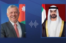 رئيس الدولة يبحث هاتفياً مع ملك الأردن العلاقات الأخوية 